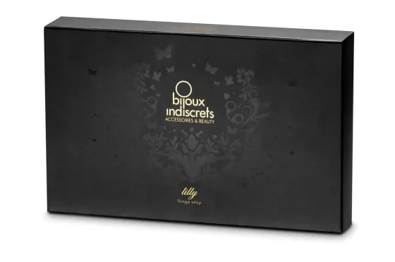Батіг Bijoux Indiscrets - Lilly - Fringe whip прикрашений шнуром і бантиком, в подарунковій упаковці Львів