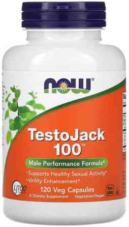 Репродуктивне здоров'я чоловіків Now Foods TestoJack 100 120 вег капсул Київ
