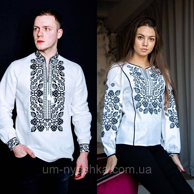 Парні вишиванки "Всеволод-Владлена" льон Кривий Ріг - фото 3