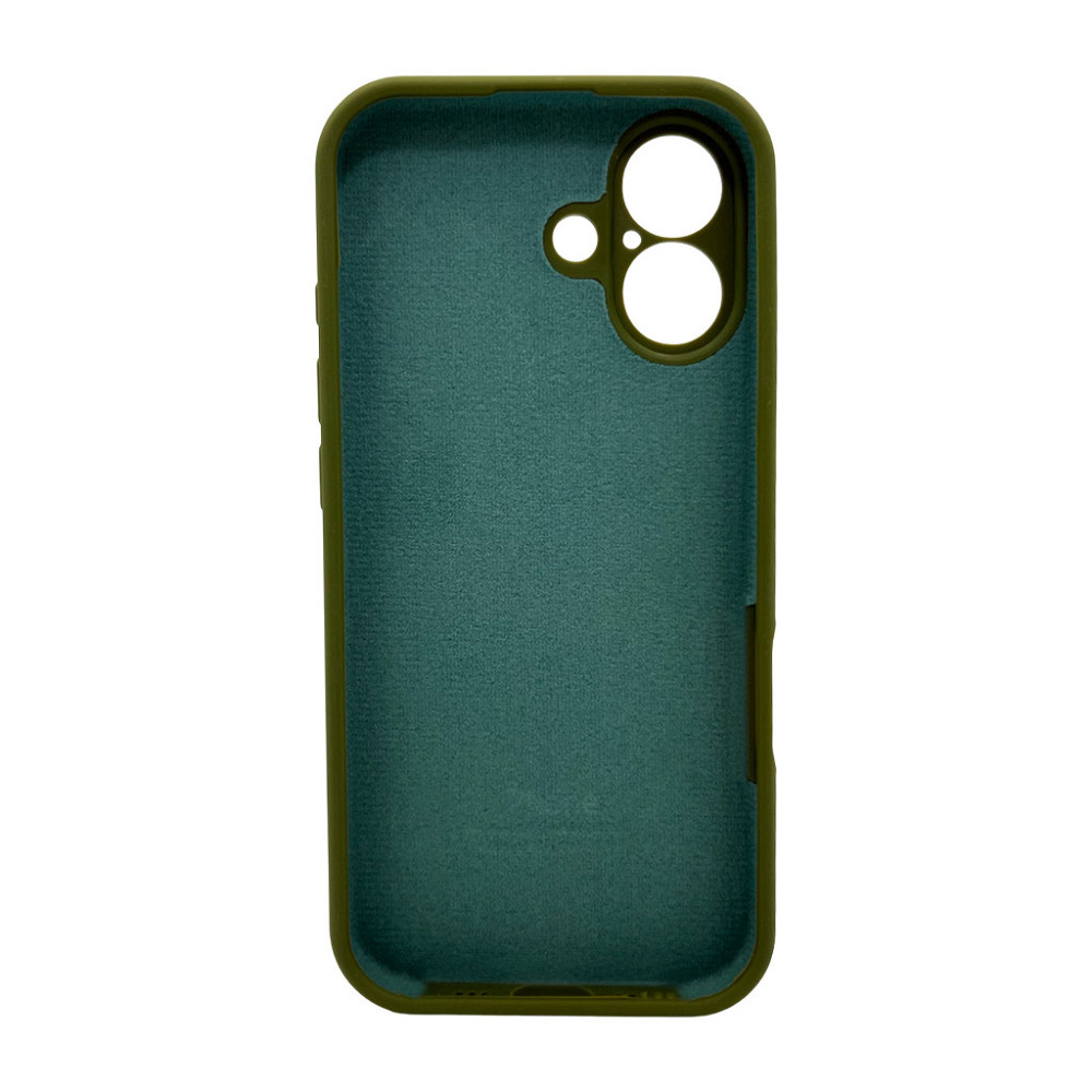 Чохол для смартфона Silicone Full Case AA Camera Protect for Apple iPhone 17 29,Army Green Київ - фото 3
