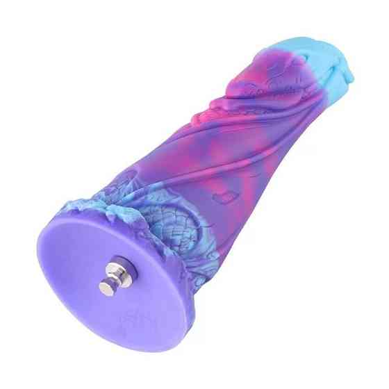 Фалоімітатор для секс-машин Hismith 7.48″ Silicone Dildo HSA139 Monster Series, система KlicLok Sex Aura Київ