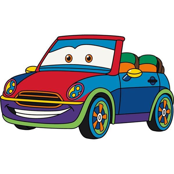 Дитяча розмальовка ArtCraft Машинка для прогулянки 25х30 см (15120-AC) Харків - фото 1