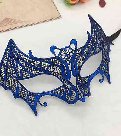 Маскарадна маска Кажан one size синій Київ