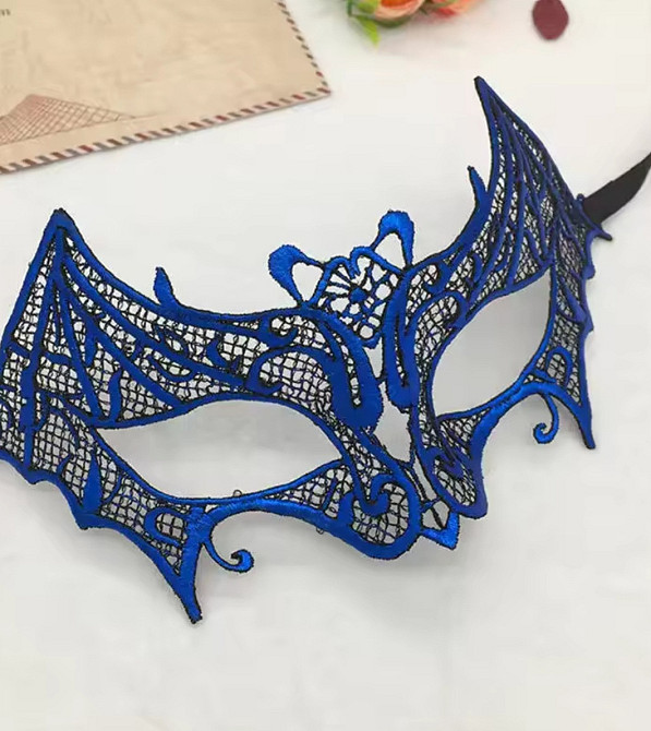 Маскарадна маска Кажан one size синій Київ - фото 1