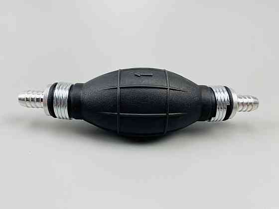 Ручний насос для перекачування рідини з клапаном масло-бензостійка гума алюмінієві наконечники d=10 мм Мукачево