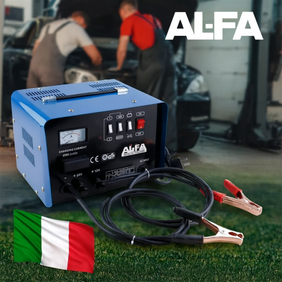 Пусковий пристрій для запуску акумулятора 12-24B 200A  AL-FA з захистом від короткого замикання універсальний та портативний Львів