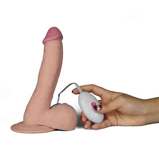 Вібратор на присосці 8.8 THE ULTRA SOFT DUDE VIBRATING Sex Aura Київ