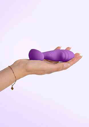 Вібромасажер простати S Pleasures Premium Cozy, Purple, з рельєфною головкою, 10 режимів Sex Aura Київ