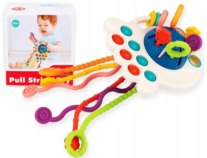 Погремушка-прорезыватель Монтессори 