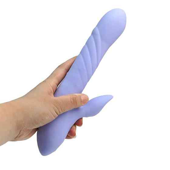 Вибратор кролик с ротацией и фрикциями Sweet Em лавандовый Sex Aura Киев