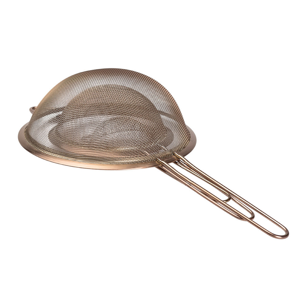 Zhongjing Набір ситечок 3 штуки для борошна і круп з нержавіючої сталі Мідний HP-19-22 Киев - изображение 4