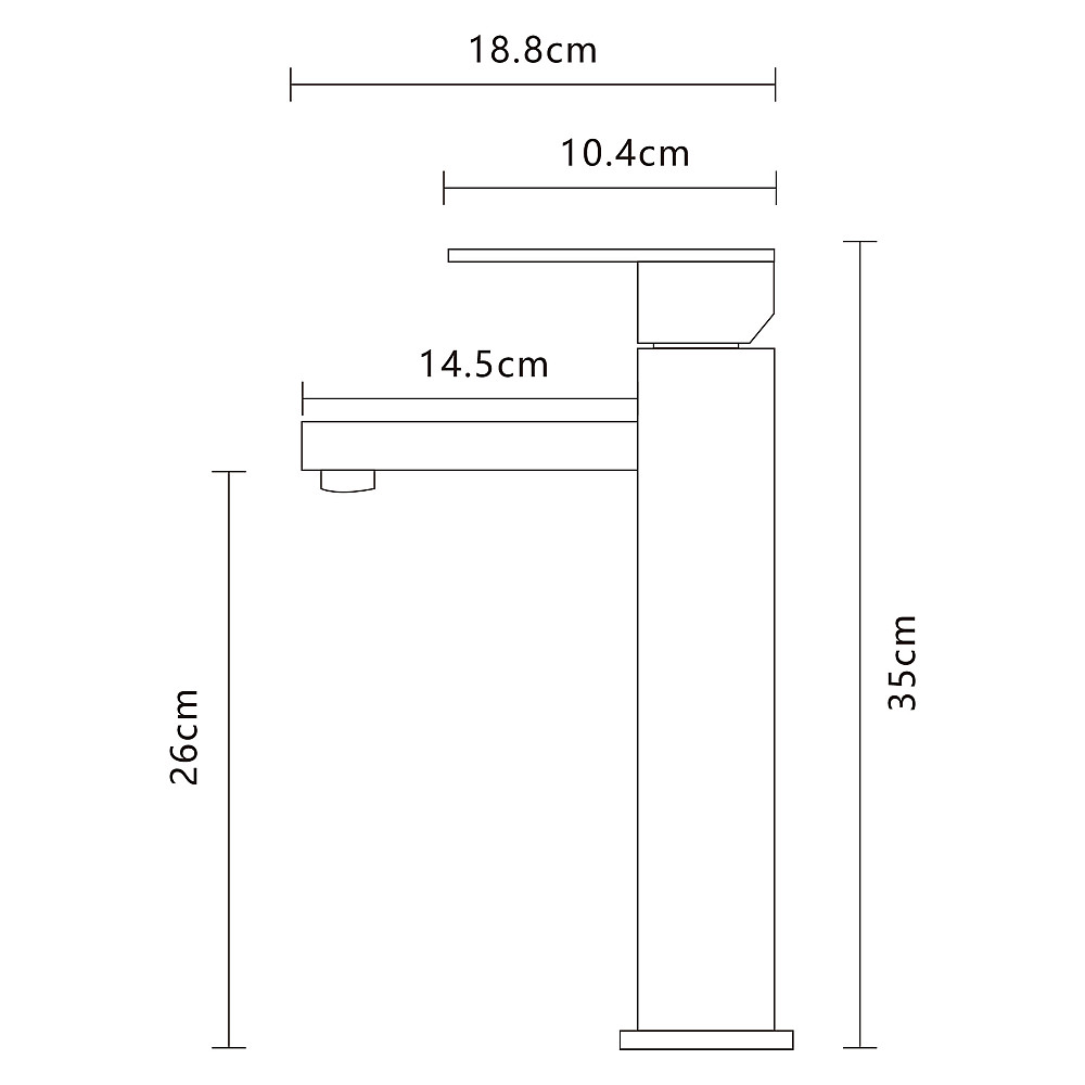 Змішувач для умивальника Globus Lux SICILIA SBQ-201HL-BB Луцк - изображение 7