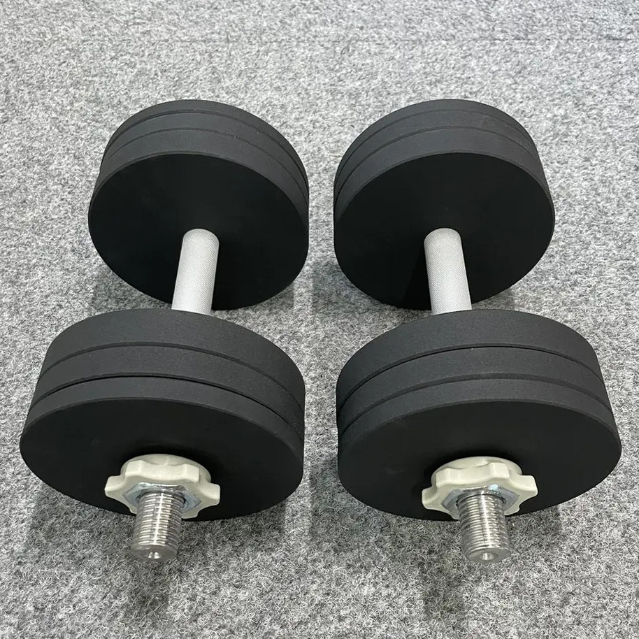 Гантелі збірні металеві з покриттям 2*22 кг (Загальна вага 44 кг) розбірні Київ - фото 2