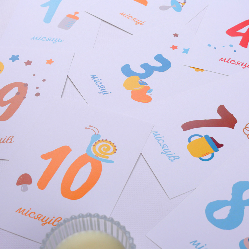 Картки для щомісячних фото малюків Тернопіль - фото 3