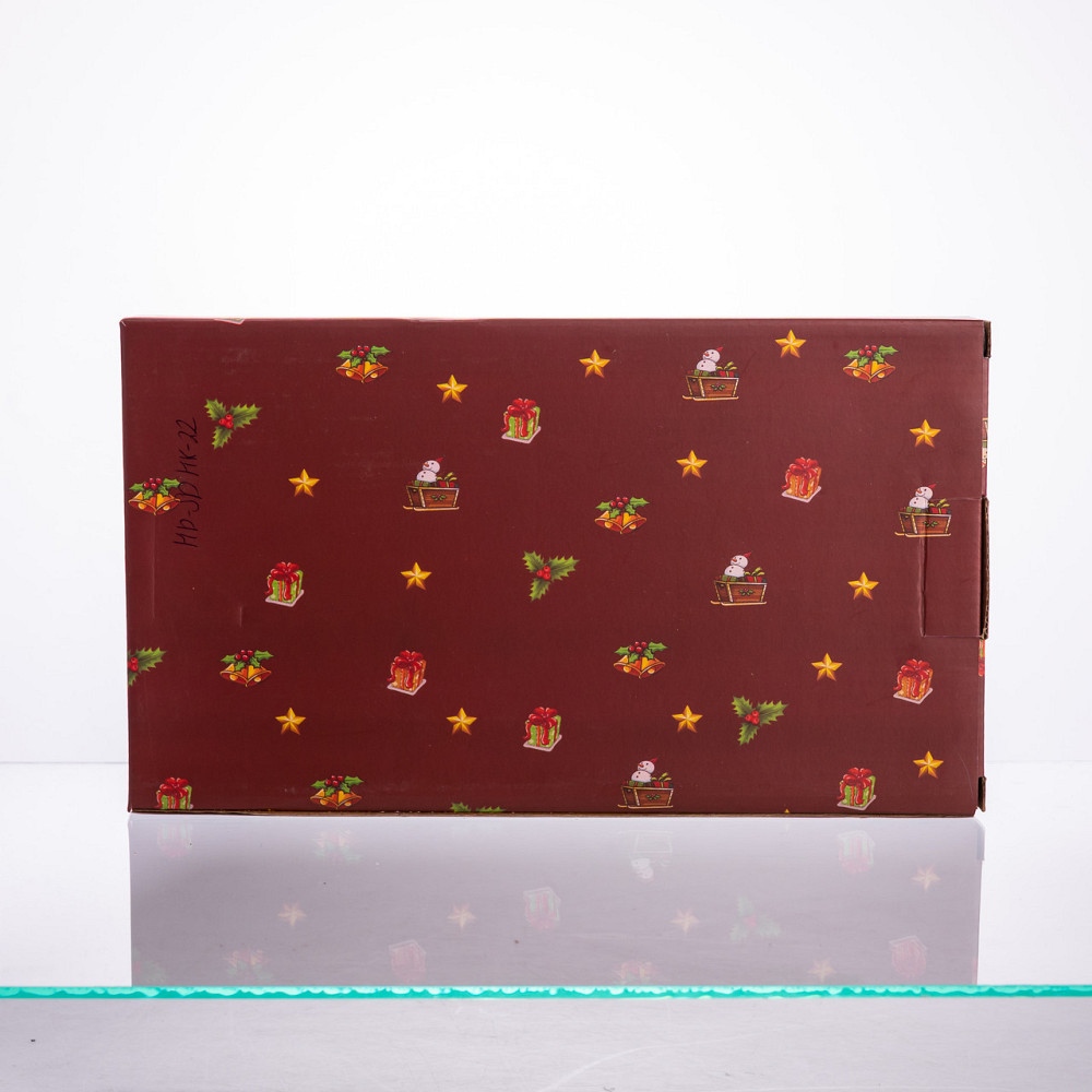 Сервірувальне новорічне блюдо для закусок з порцеляни Santa 30,5×17,5×2,5 (см) HP-SDHK-22 Київ - фото 6