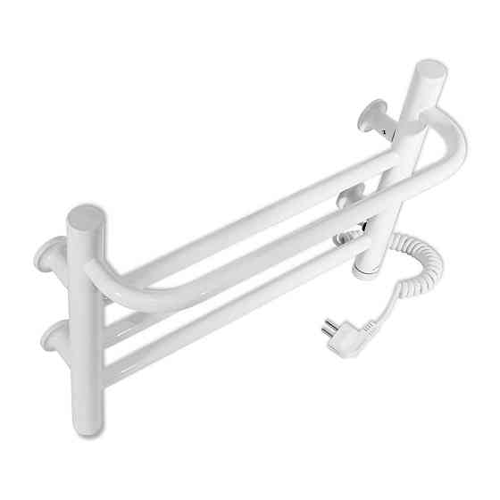 Електричний полотенцесушитель Laris Зебра Прайм ЧК4 400Х300 Е білий Київ