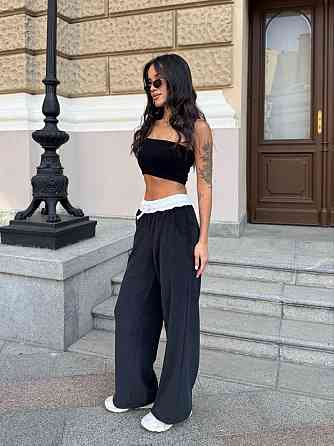 Жіночі повсякденні штани вільного крою турецький королівський велюр Одеса