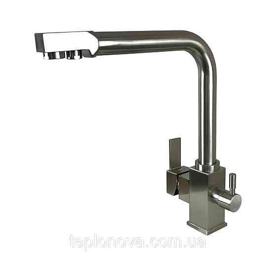 Змішувач для кухні під осмос Globus Lux LAZER GLLR-0100-8-STSTEEL Чернівці