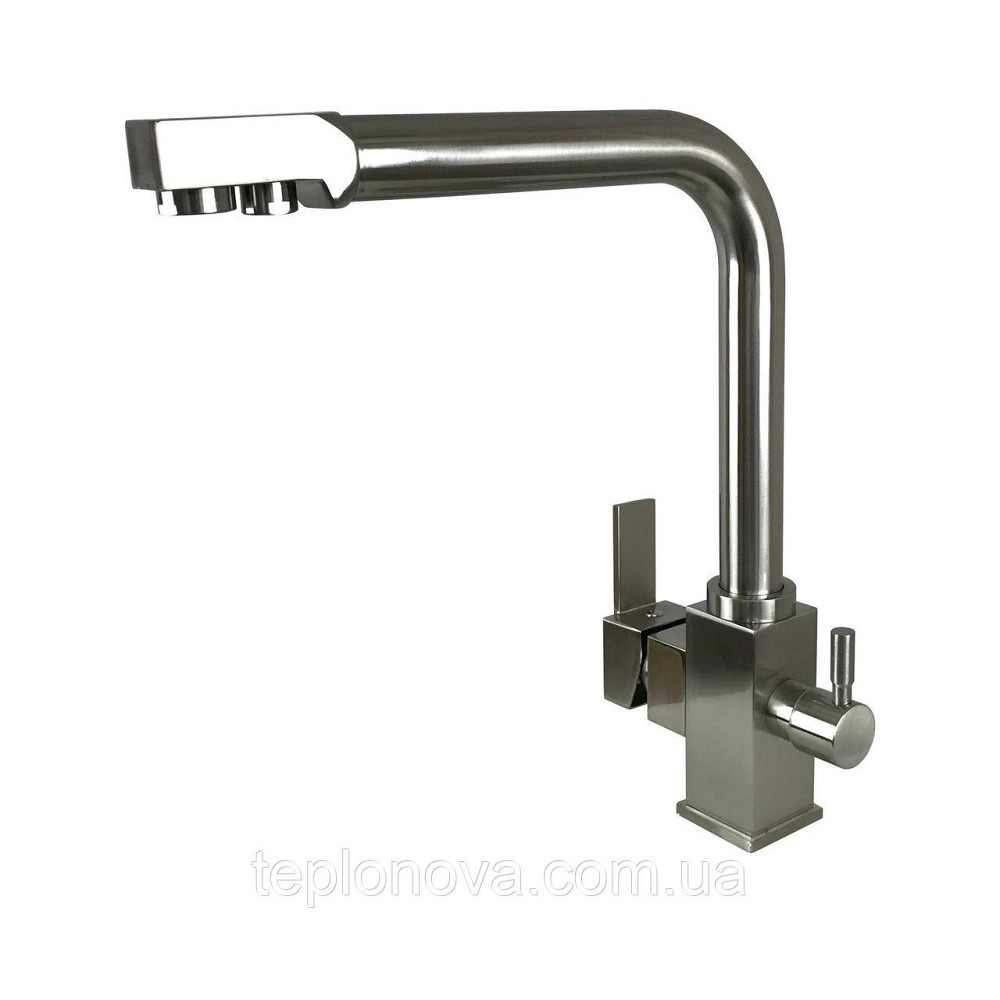 Змішувач для кухні під осмос Globus Lux LAZER GLLR-0100-8-STSTEEL Чернівці - фото 6