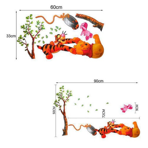 Вінілова наклейка "Вінні Пух" - 33*60см Київ - фото 2
