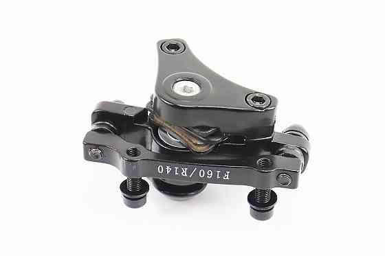 Гальмівний супорт передній (F160/R140мм), чорний DB-06 Київ