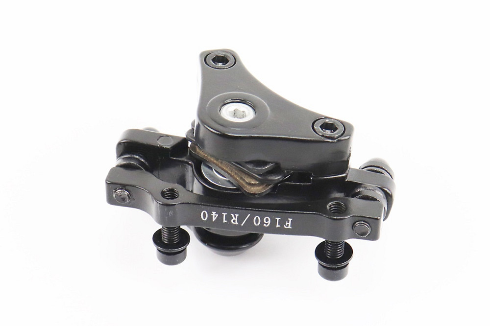 Гальмівний супорт передній (F160/R140мм), чорний DB-06 Київ - фото 3