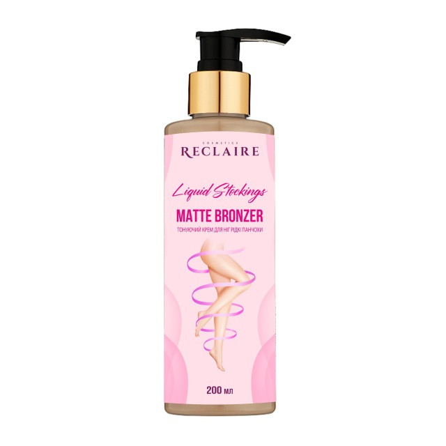 Тонирующий крем для ног Жидкие чулки Reclaire cosmetics 200 мл Киев - изображение 9