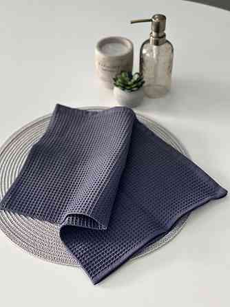 Вафельний рушник Ideal Textile 70х140 см 240 г/м2 (56860827) Графітовий Чернівці