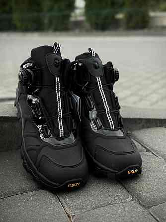 Тактичні демісезонні військові черевики чорного кольору чоловічі зносостійкі прошиті для служби весна. Львів