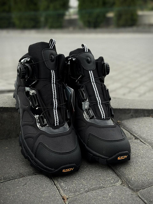 Тактические демисезонные военные ботинки черного цвета мужские износостойкие прошитые для службы. Львов - изображение 2