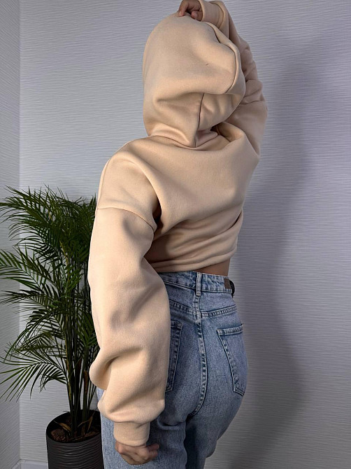 Жіноча стильна повсякденна худі з малюнком якісна трьохнитка на флісі Одеса - фото 3