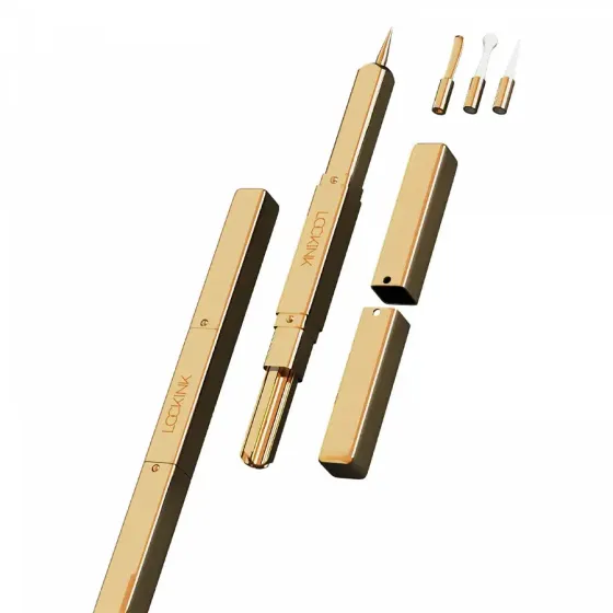 Ексклюзивний тиклер LOCKINK 5-head Flirting Tickler - Golden з п'ятьма насадками Львів