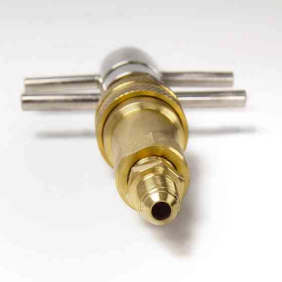 Муфта Ганзена быстросъемная 1/4 для заправки холодильного оборудования, латунь/сталь Киев