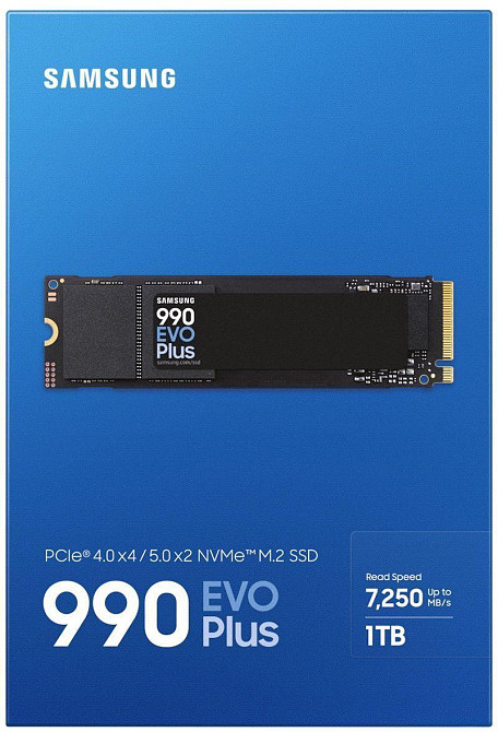 Накопичувач SSD 1ТB Samsung 990 EVO Plus M.2 2280 PCIe 5.0 x4 NVMe V-NAND TLC (MZ-V9S1T0BW) M.2 2280 Харків - фото 6