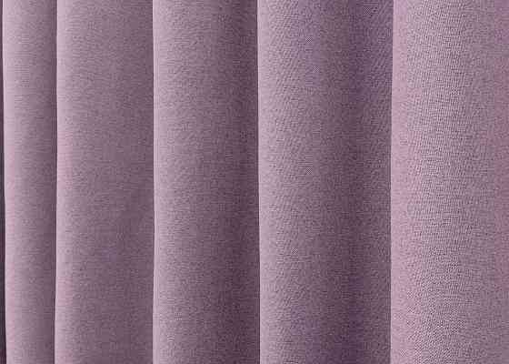 Премиум шторная ткань blackout 100%, двусторонняя, коллекция «ASHEN NIGHT» цвет сиреневый 1844ш Киев