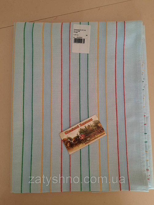 Блакитна скатертина 140*140 Київ - фото 7