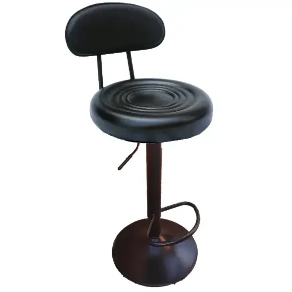 Стул для визажиста, бровистая, барный со спинкой (Цвета в ассортименте) Черный Киев - изображение 2
