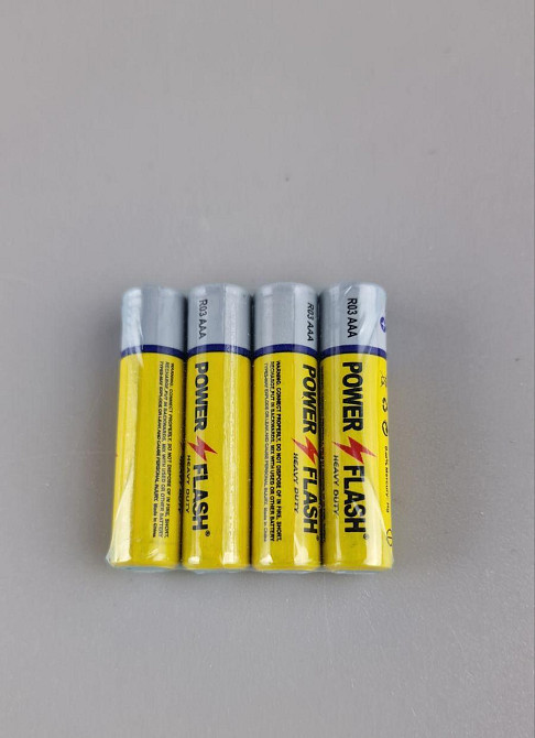 Элемент питания Батарейка POWER FLASH (АА R6) солевые (Б-4) (4 шт) Харьков - изображение 1