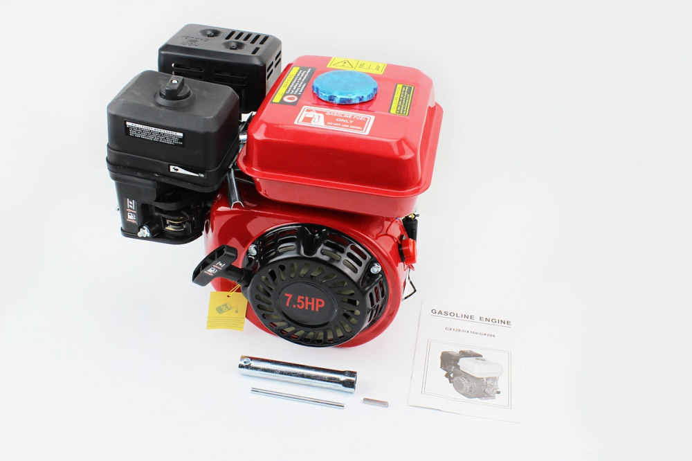 Двигун мотоблочний у зборі, вал шліц D-20mm, 7,0л.с. 170F, фільтр поролоновий Киев - изображение 1