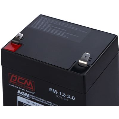 Батарея к ИБП Powercom PM-12-5.0, 12V 5Ah (PM-12-5.0) Винница - изображение 3