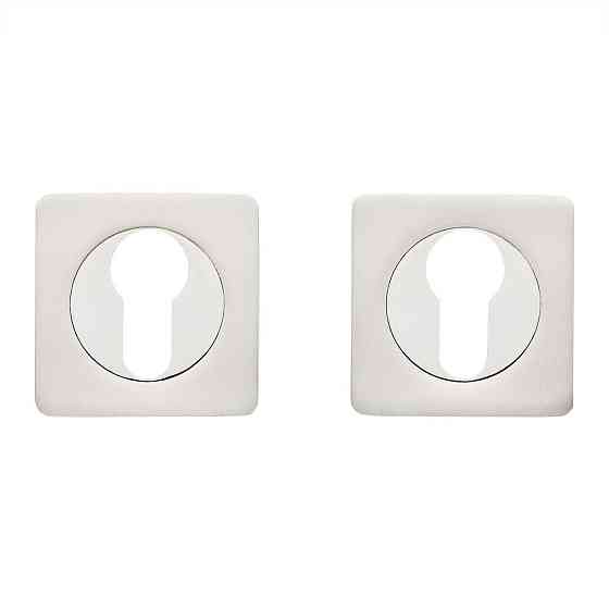 Накладки на циліндр Gavrohe A1-EH PW/CP білий перлинний/ хром Київ