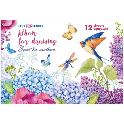 Альбом для рисования Cool For School на скобе , 12 листов (CF60905-09) Винница - изображение 1