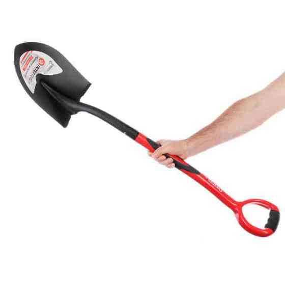 Лопата штикова, ручка з фібергласу, 217×290×1050 мм INTERTOOL FT-2013 Киев