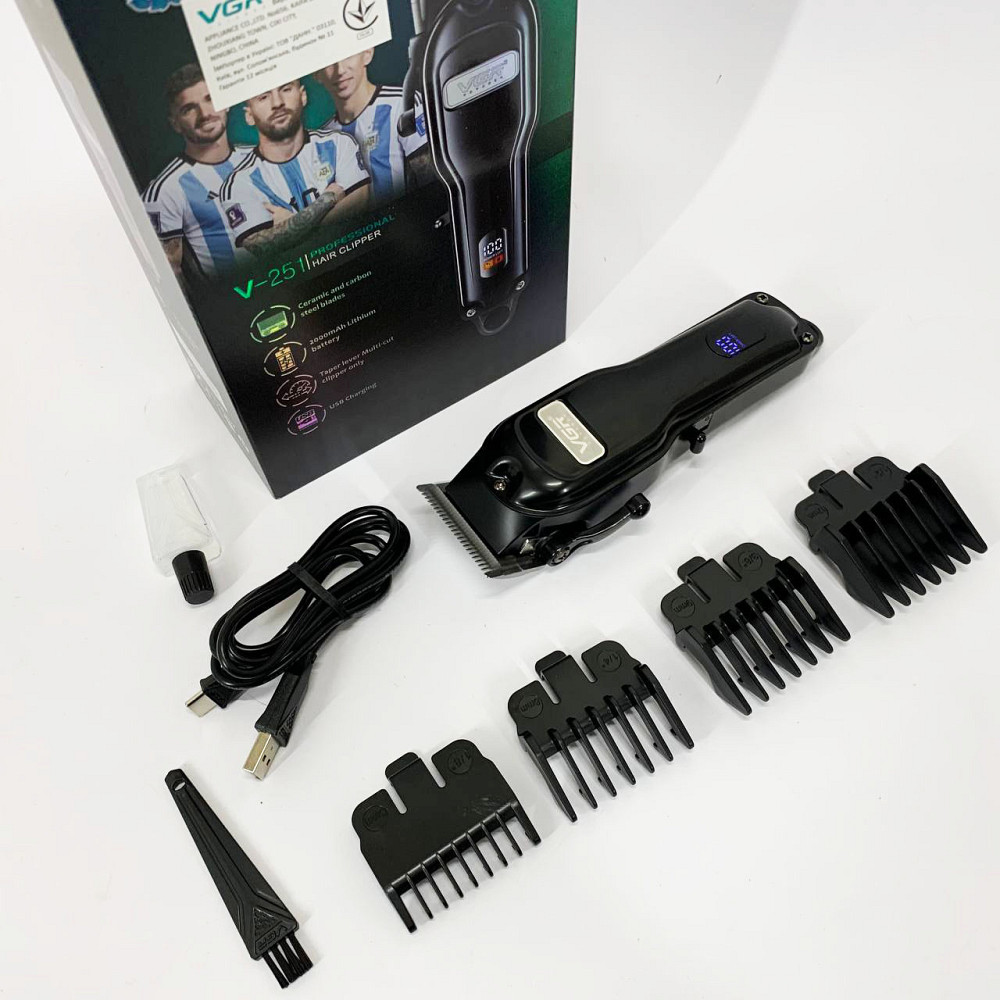 Профессиональная бритва-машинка для стрижки волос, Электрическая машинка с насадкой для бороды MD-95 Львов - изображение 10