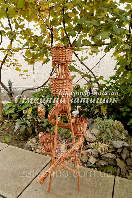 Підстака під квіти на 5 горщиків кавовий Київ - фото 3