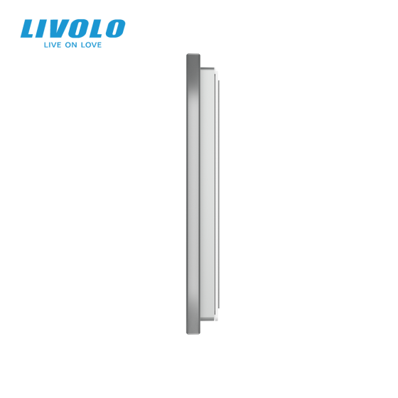 LIVOLO Бездротовий розумний сенсорний вимикач 2 сенсори LIVOLO сірий матове скло Коломыя