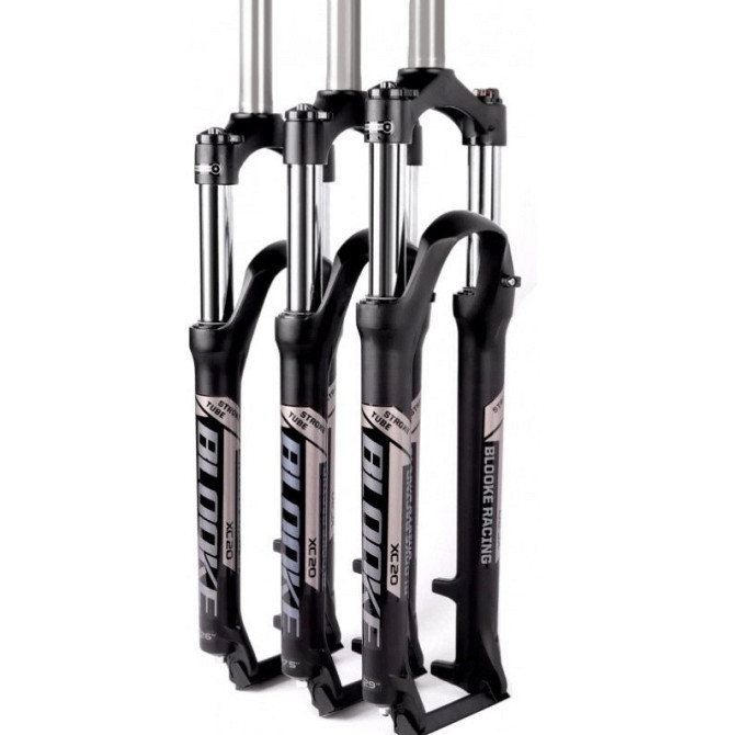Вилка велосипедная пружинная BLOOKE 27.5 HLO ход 100 мм Бровары - изображение 3