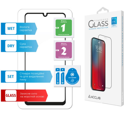 Стекло защитное ACCLAB Full Glue Samsung M22 (1283126517518) Винница - изображение 6