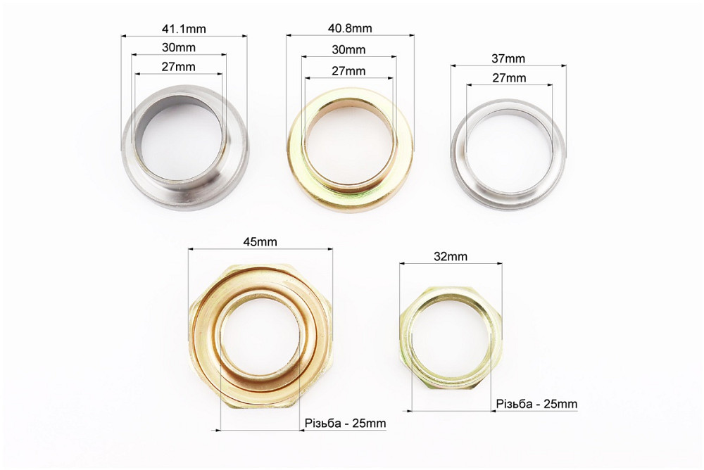 Підшипники керма к-кт (твердопластикова обойма; без упаковки) Київ - фото 2