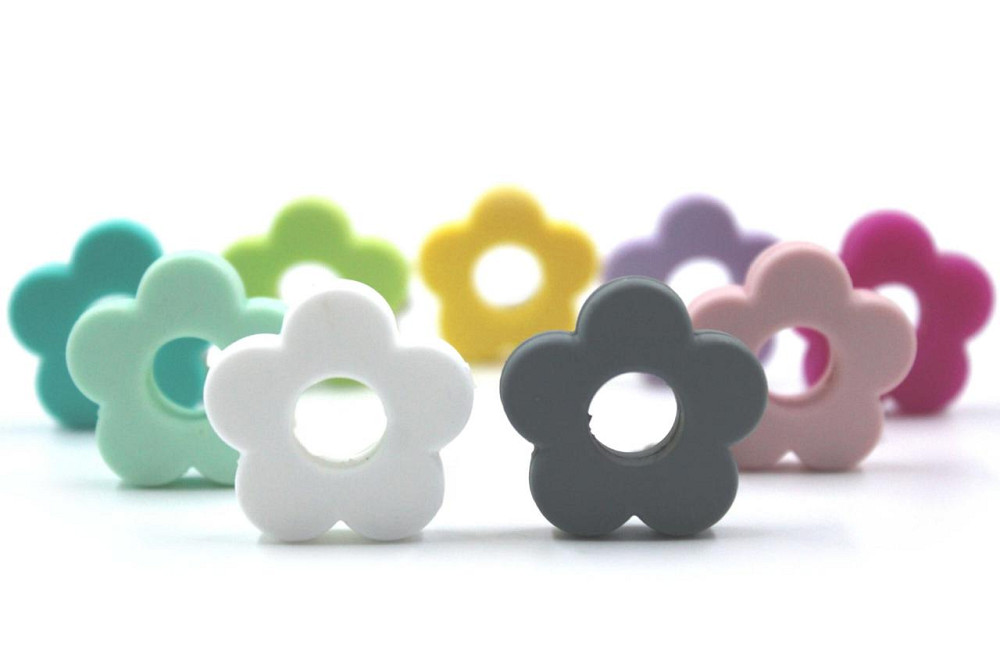 Силіконовий прорізувач для зубів. Квітка 40 мм. Київ - фото 3